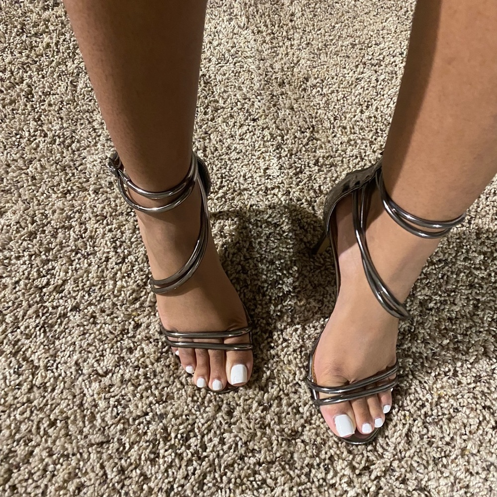 Grey heels